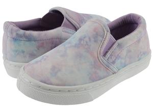 Capelli New York Toddler Girls Cloud Tie Dye Printed Faux Leather Sneaker