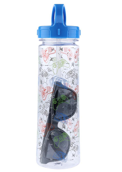 Capelli New York Video Games Water Bottle With Sunglasses Set