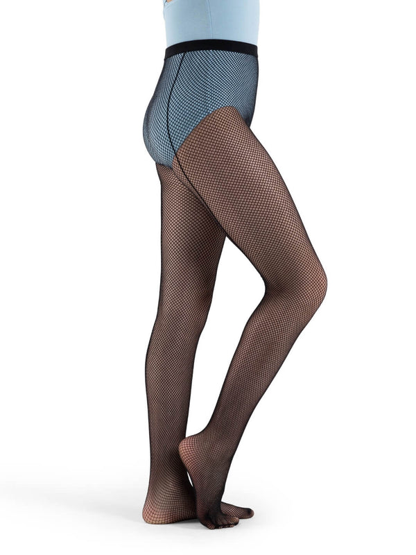 Capezio Classic Fishnet Tight W/ Seams - Girls