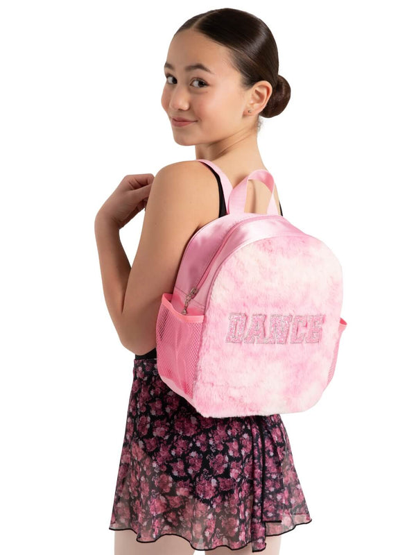 capezio Faux Fur Dance Backpack
