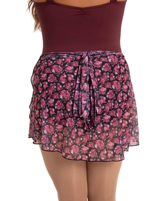 Capezio Le Jardin Printed Mesh Wrap Skirt
