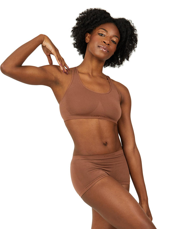 capezio Seamless Racerback Sports Bra