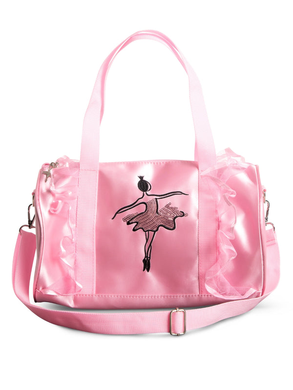 capezio Sequin Ballerina Barrel Bag
