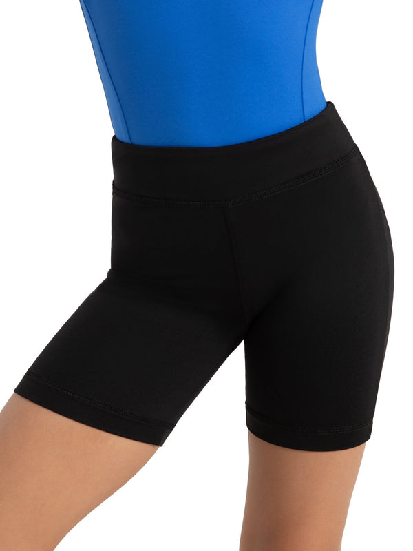 capezio Studio Collection Biker Shorts - Child