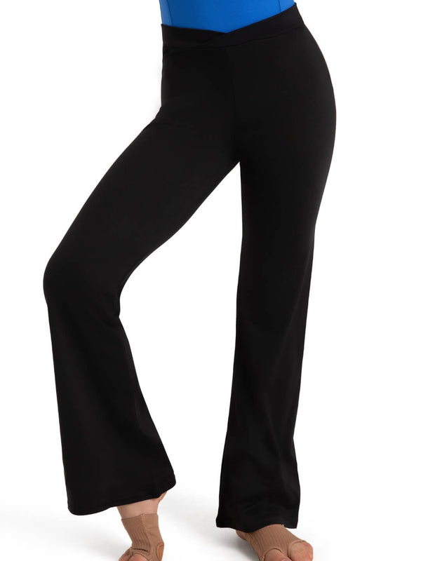 capezio Studio Collection Cross Front Pant - Girls