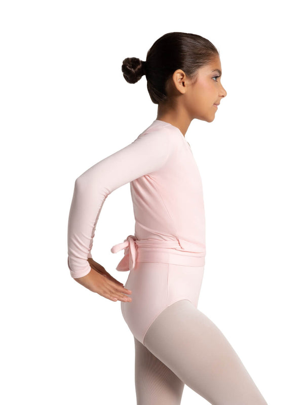 capezio Studio Collection Wrap Top - Girls
