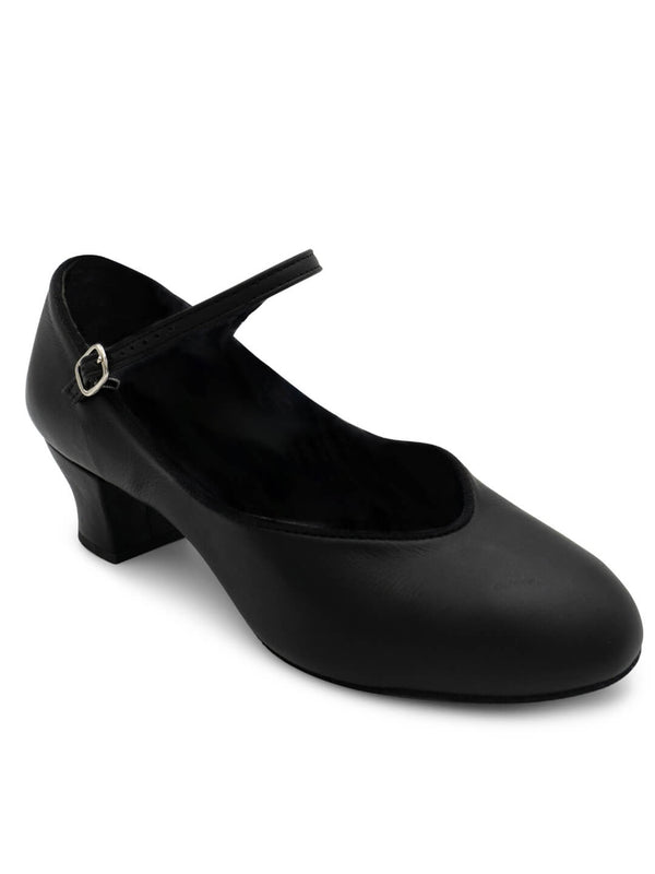 capezio Suede Sole Jr. Footlight Character Shoe