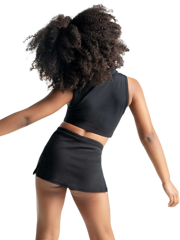 Capezio Team Basics Mock Neck Top - Girls