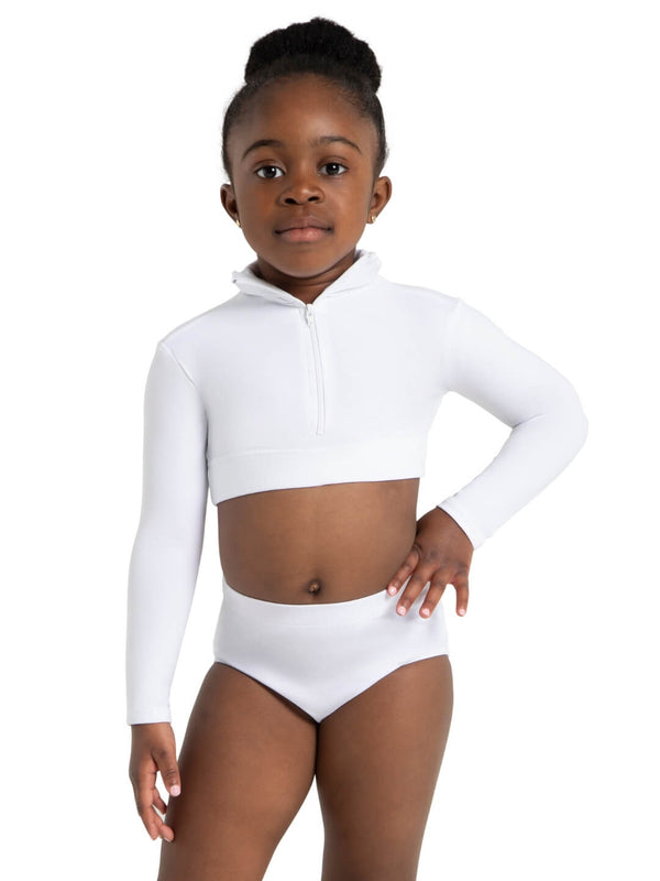 capezio Turtleneck Long Sleeve Top - Girls