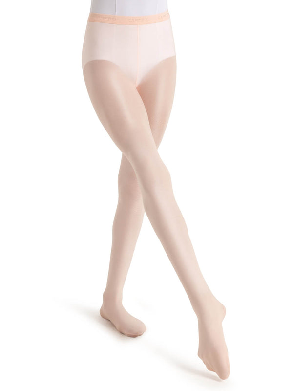 capezio Ultra Shimmery Footed Tight - Child