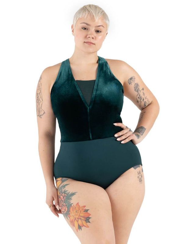 Capezio Velvet Forest Fir Leotard