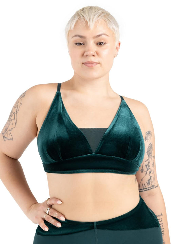 Capezio Velvet Forest Viridian Bra