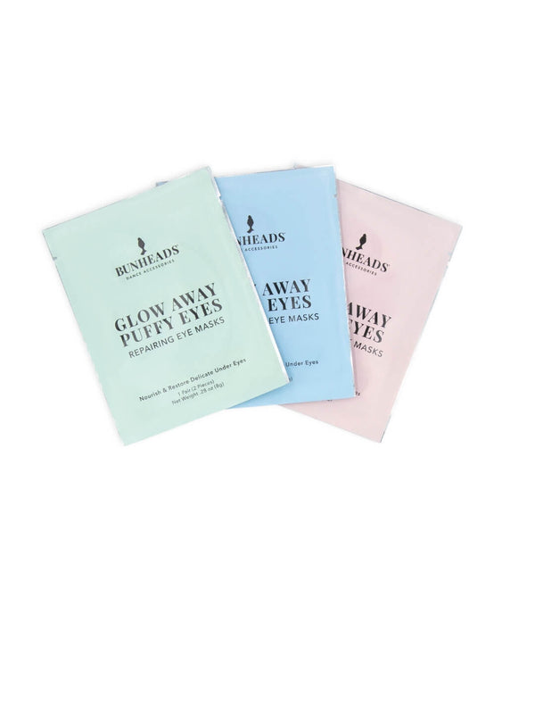 Capezio Glow Away Puffy Eyes-Cooling Under Eye Mask Set