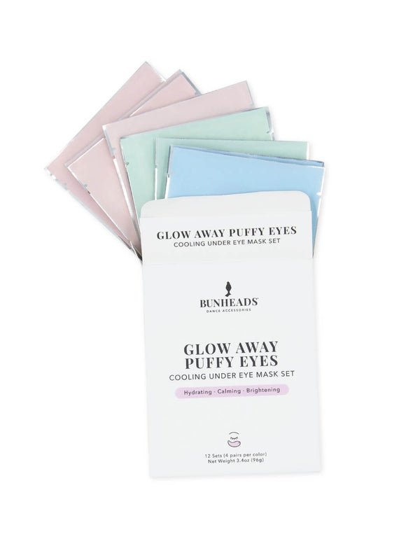 Capezio Glow Away Puffy Eyes-Cooling Under Eye Mask Set