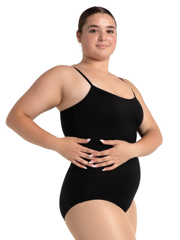 capezio Studio Collection Camisole Leotard With Princess Seams & Adjustable Straps