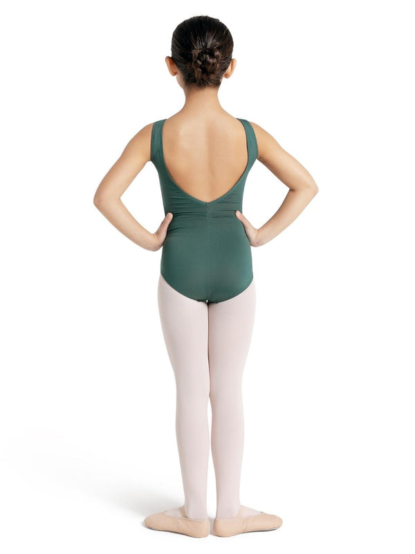 Capezio Studio Collection Low V Back W/ Pinch Tank Leotard - Girls