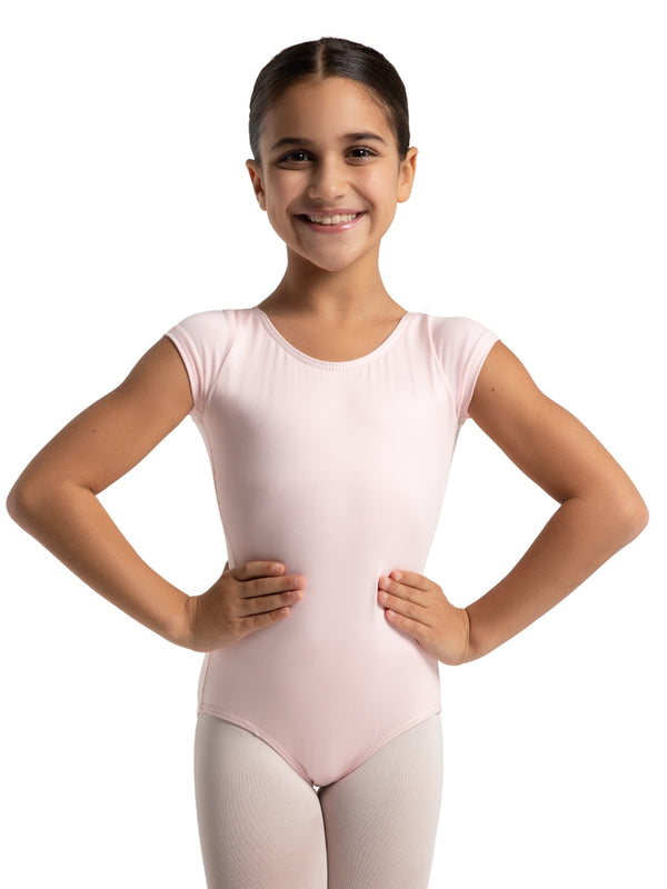 capezio Studio Collection Short Sleeve Leotard - Girls