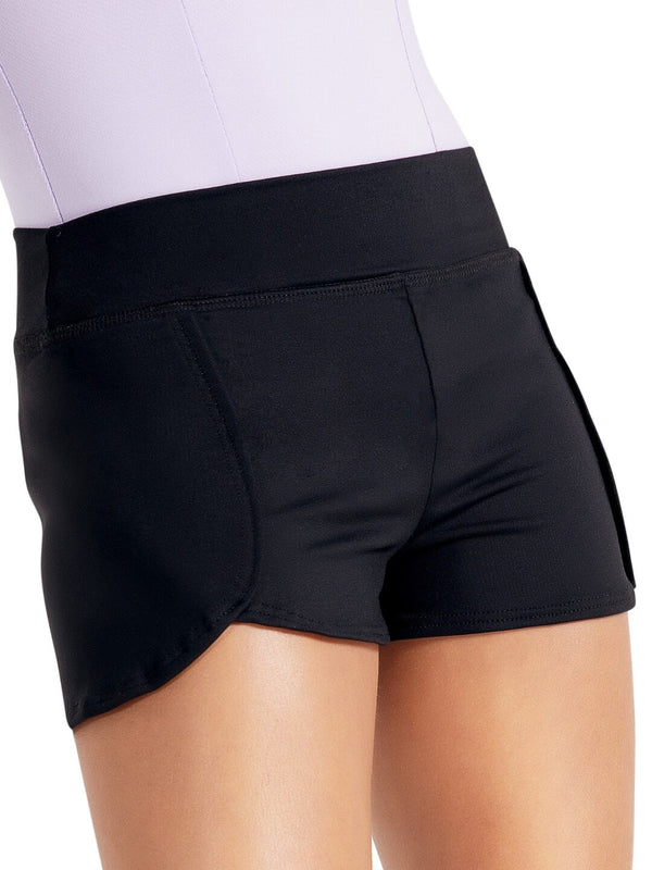 capezio Studio Collection Short w/ Built in Brief - Girls