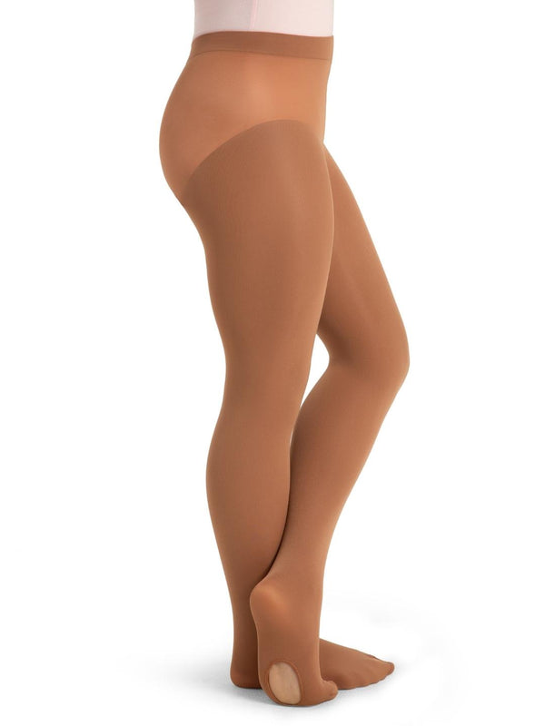 Capezio Ultra Soft Self Knit Waistband Transition® Tight - Girls