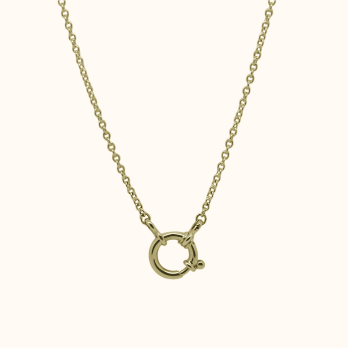 capi Anchor necklace with Big springlock