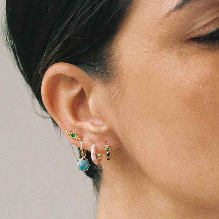 Capi Beetle Colour Earring