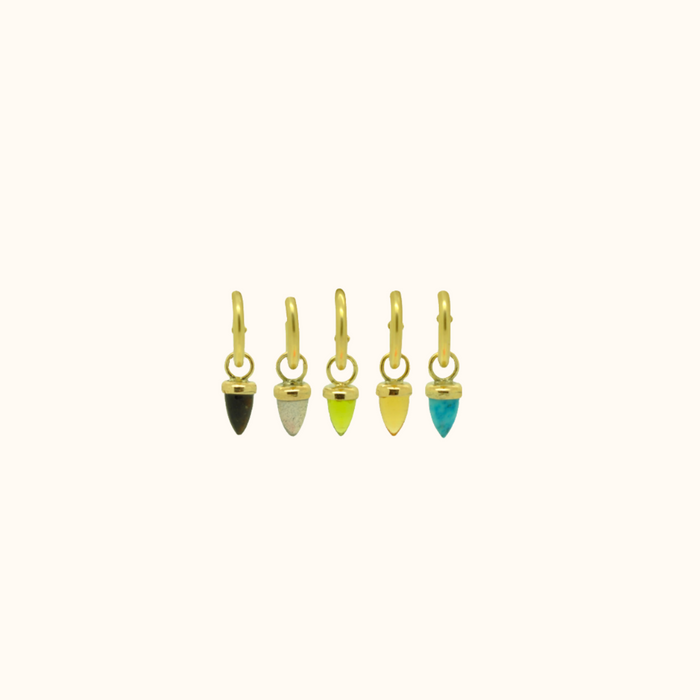 Capi Bullet Pendant With Eternity Hoop S