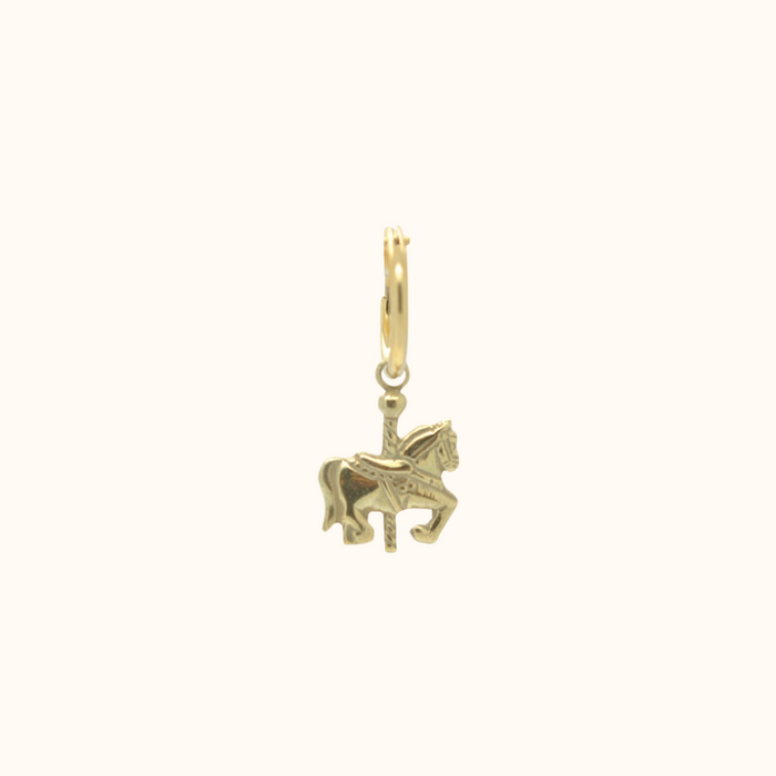 capi Carousel Horse Earring