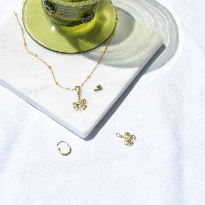 Capi Carousel Horse Pendant