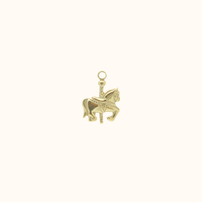 capi Carousel Horse Pendant