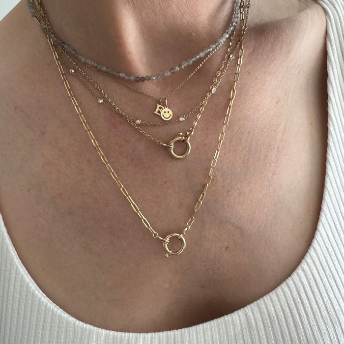 Capi Closed Forever Necklace With Big Springlock