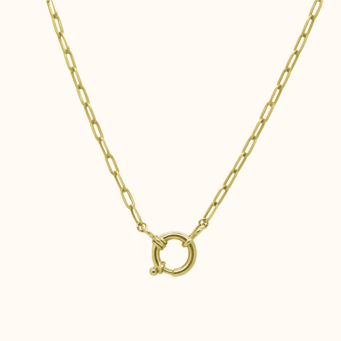 capi Closed Forever Necklace With Big Springlock