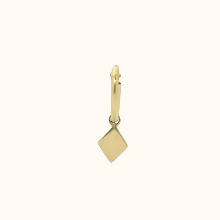 Capi Diamond Label Pendant