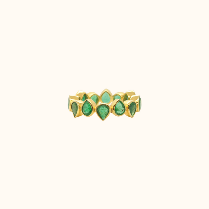 capi Drop Ring Emerald S
