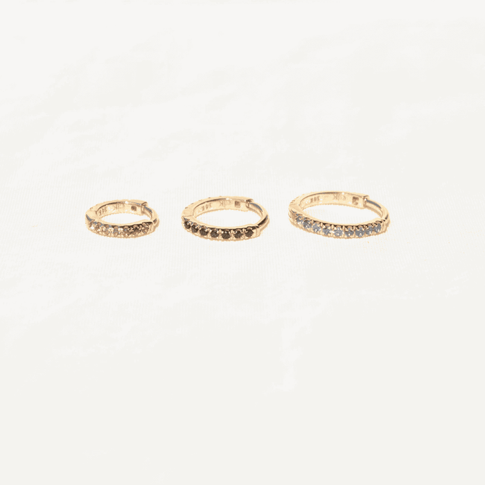 Capi Eternity Hoop L | Blue Sapphire