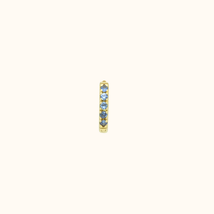 Capi Eternity Hoop M | Blue Sapphire