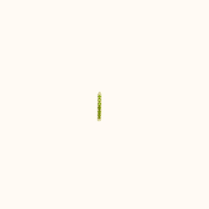 Capi Eternity Hoop XS | Green Di-Chrome
