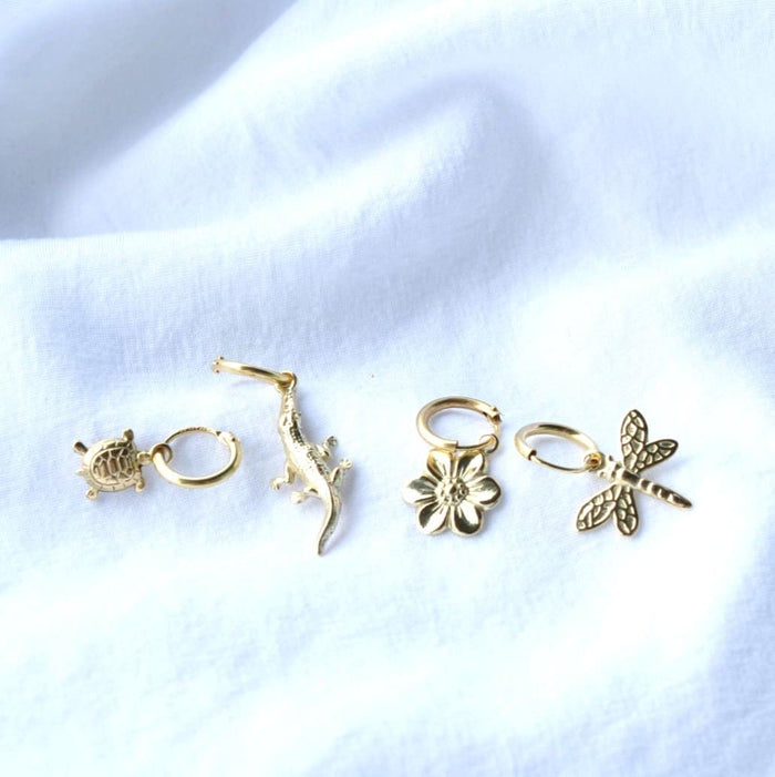 Capi Golden Crocodile Pendant