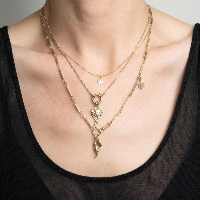 Capi Golden Crocodile Pendant