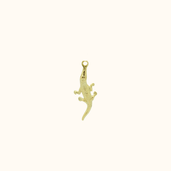 capi Golden Crocodile Pendant