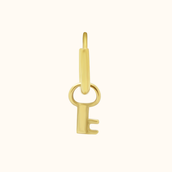 Capi Golden Key Pendant