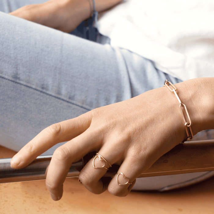 Capi Open Heart Ring