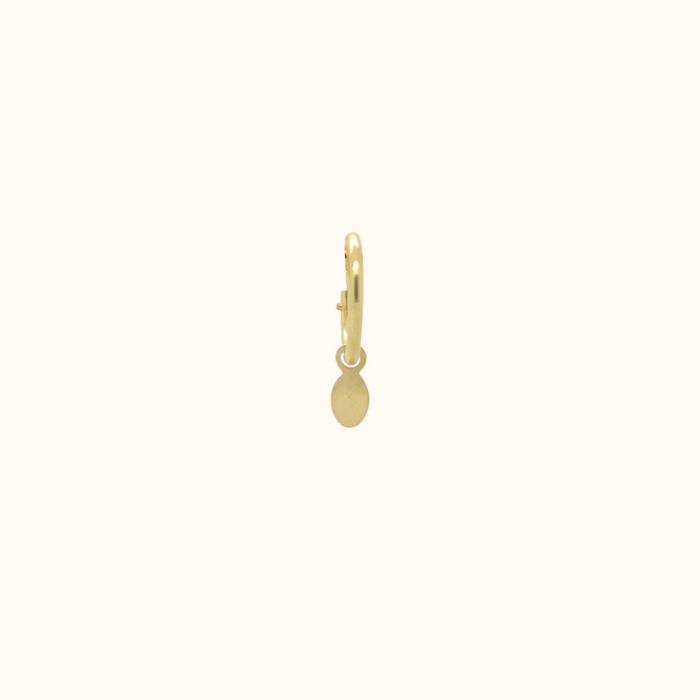 capi Oval Label Earring
