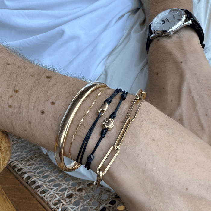 Capi Smiley Cord Bracelet