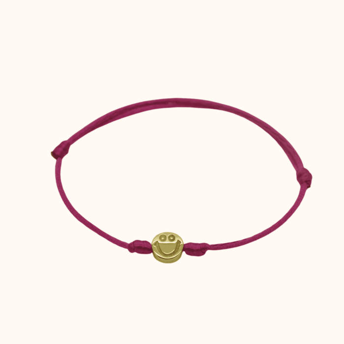 capi Smiley Cord Bracelet