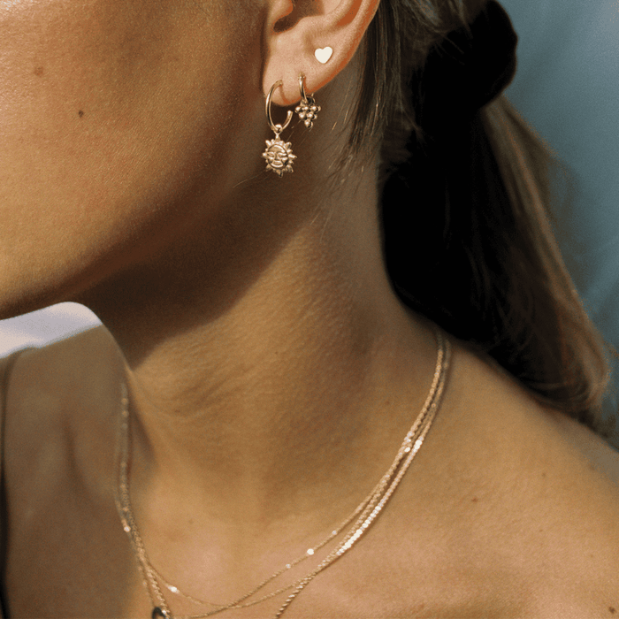 Capi Smiling Sun Earring