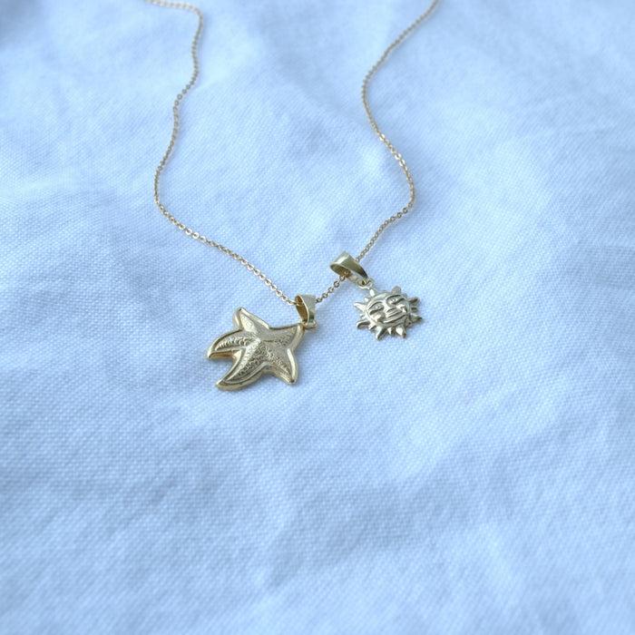 Capi Smiling Sun Pendant