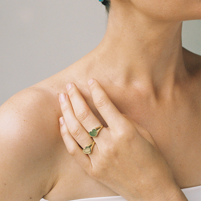 Capi The Solid Heart Ring