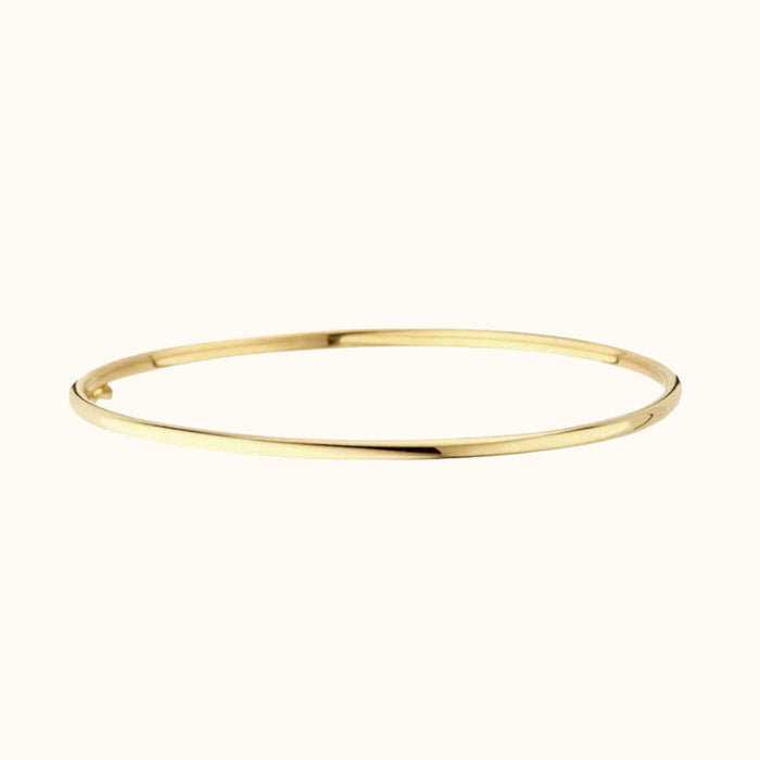 capi Thin Bangle Bracelet Oval