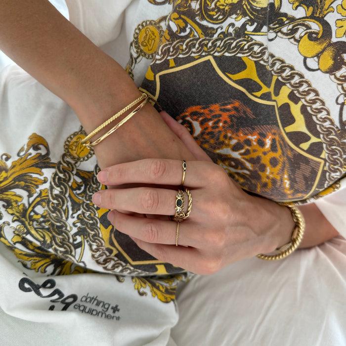 Capi Twisted Bangle Bracelet