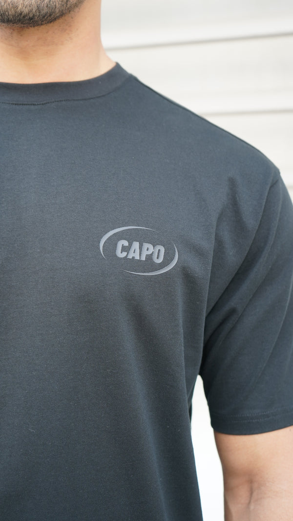 Capo Capo Club Circular Print T-Shirt